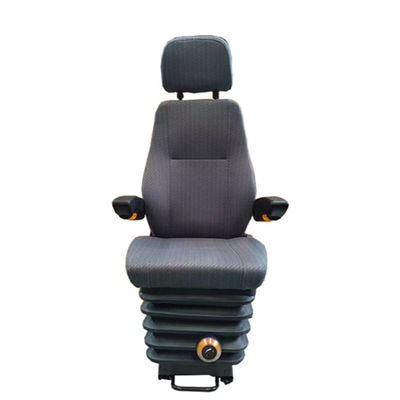 주문 블랙 린 퓨 회전 열차 운전자 좌석 기계식 서스펜션과 슬라이딩 레일 online manufacture